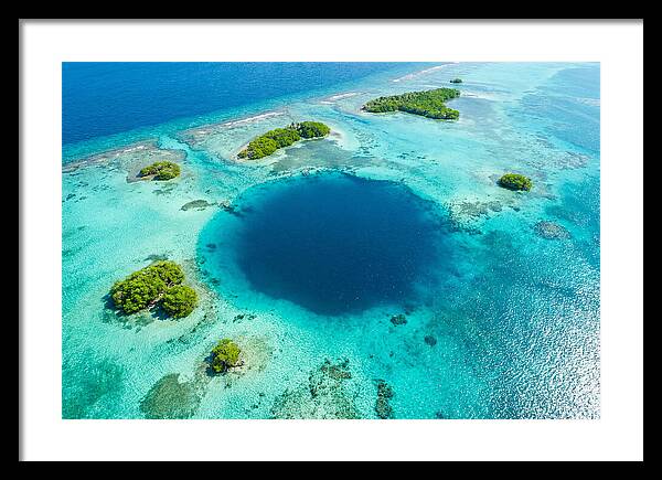 Great Blue Hole Aerial View
