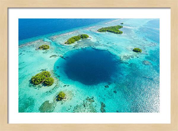 Great Blue Hole Aerial View
