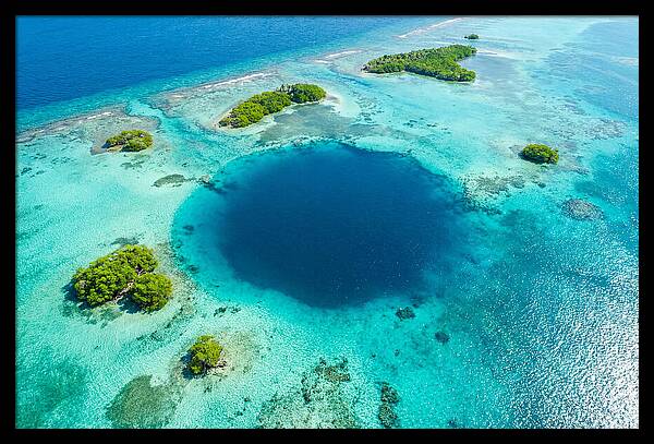Great Blue Hole Aerial View