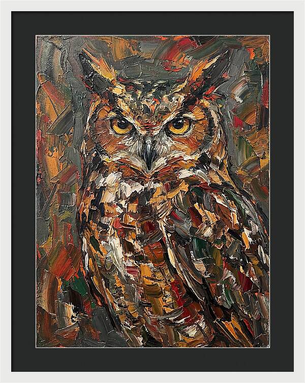Great Horned Owl Portrait