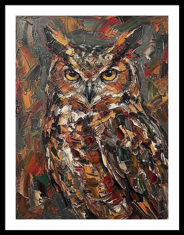 Great Horned Owl Portrait