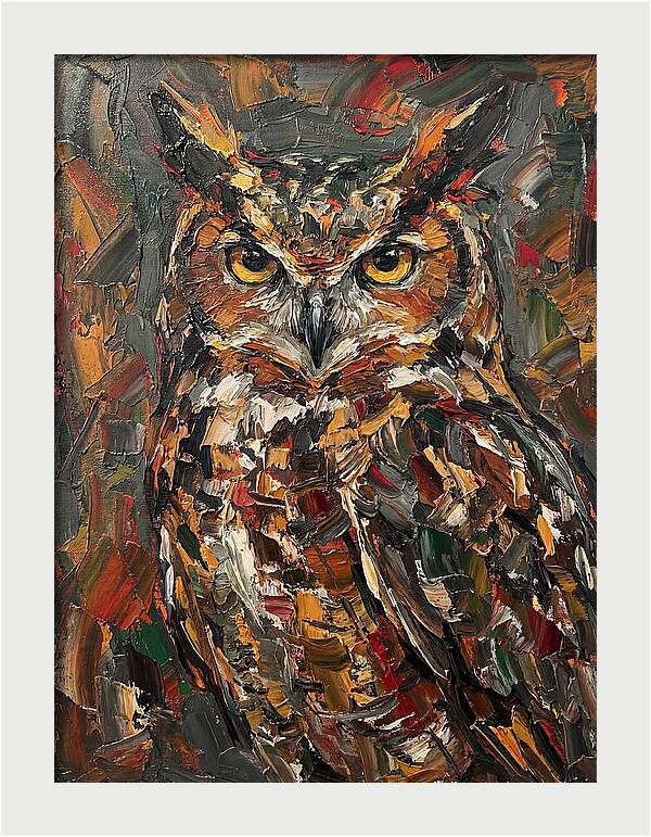Great Horned Owl Portrait