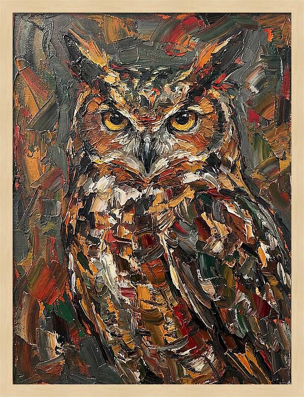 Great Horned Owl Portrait