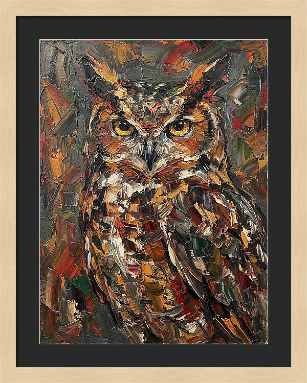 Great Horned Owl Portrait