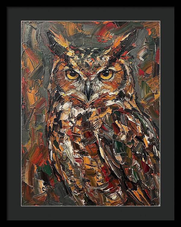 Great Horned Owl Portrait