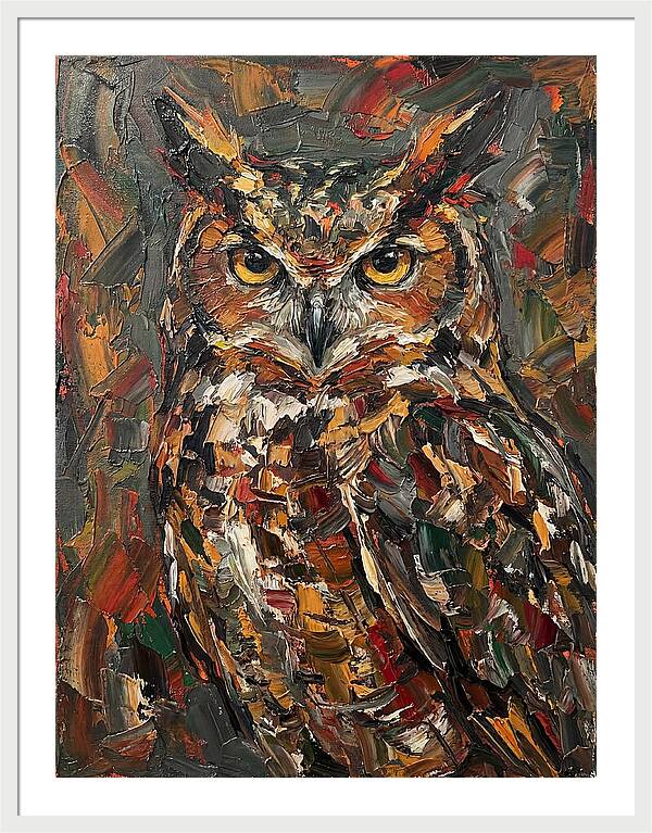 Great Horned Owl Portrait