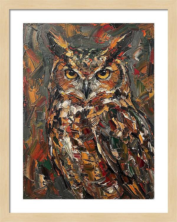Great Horned Owl Portrait