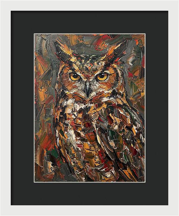 Great Horned Owl Portrait