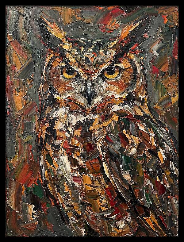 Great Horned Owl Portrait