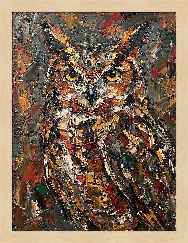 Great Horned Owl Portrait