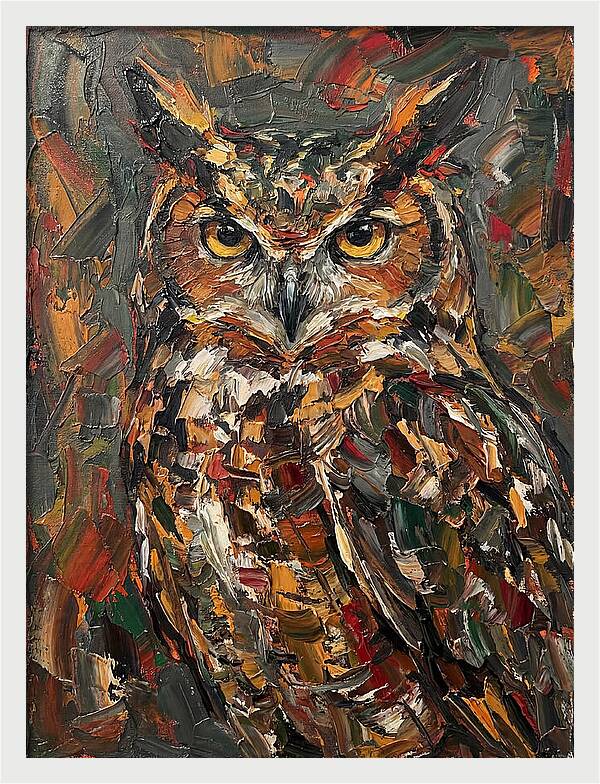 Great Horned Owl Portrait