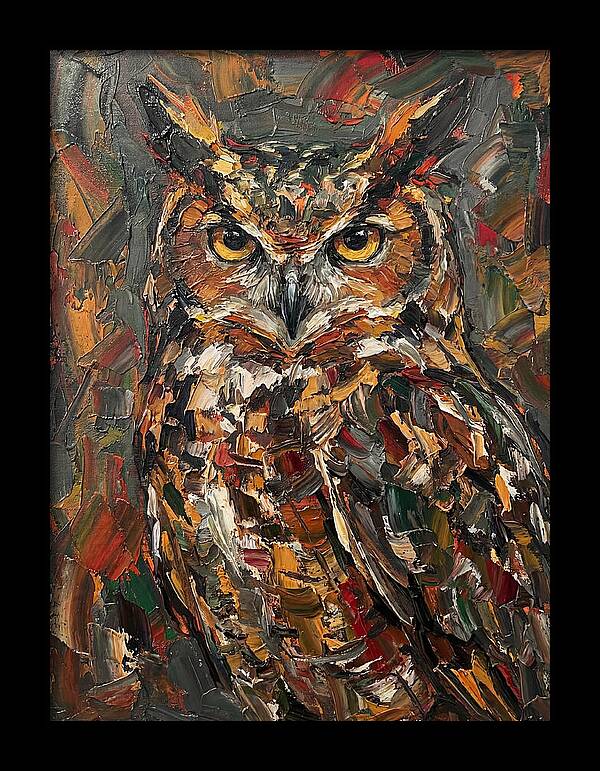 Great Horned Owl Portrait