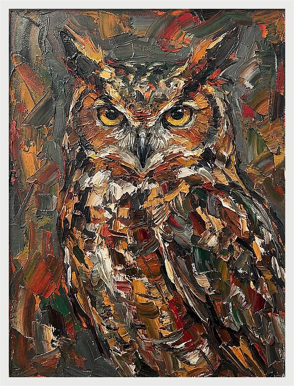 Great Horned Owl Portrait