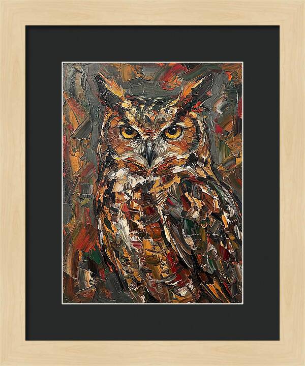 Great Horned Owl Portrait
