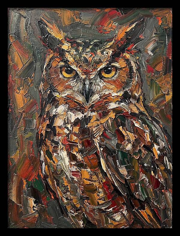 Great Horned Owl Portrait