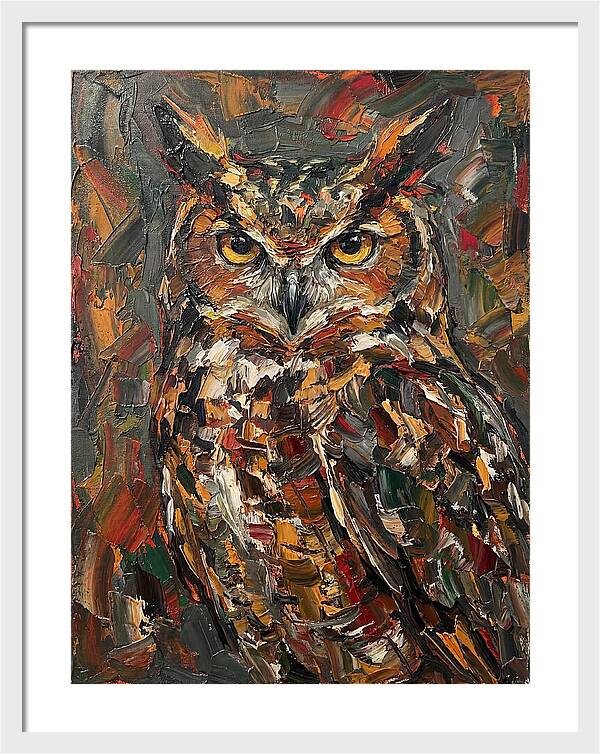 Great Horned Owl Portrait