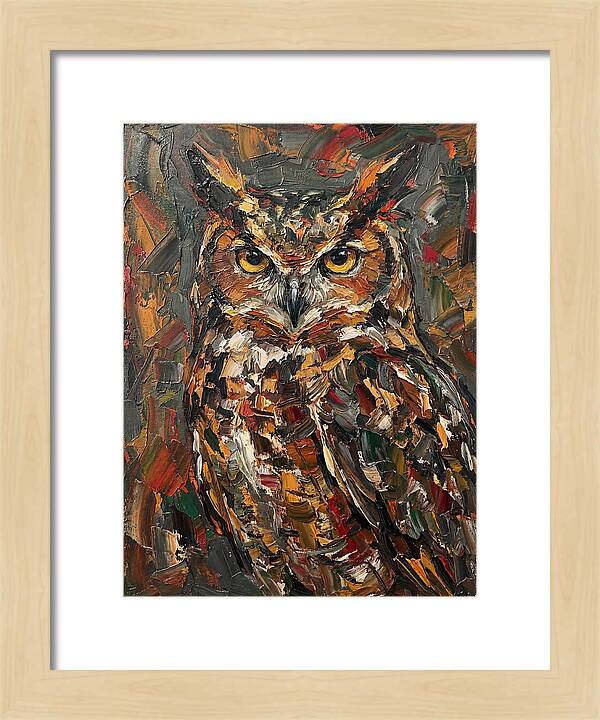 Great Horned Owl Portrait