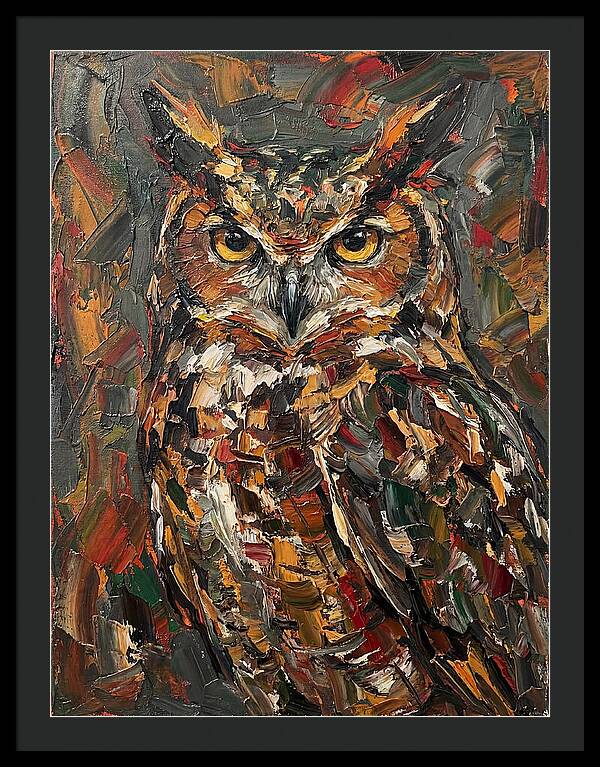 Great Horned Owl Portrait