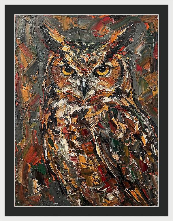 Great Horned Owl Portrait