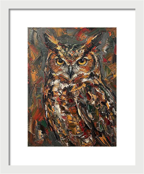 Great Horned Owl Portrait