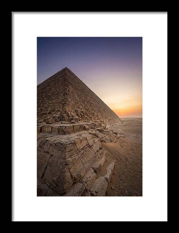 Great Pyramid Of Giza At Dawn