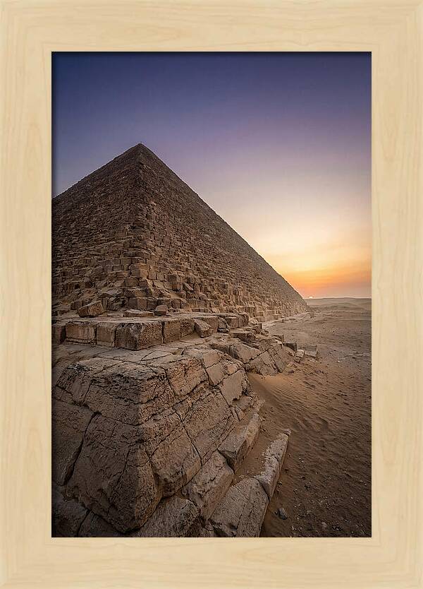 Great Pyramid Of Giza At Dawn