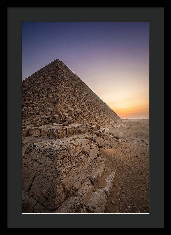 Great Pyramid Of Giza At Dawn