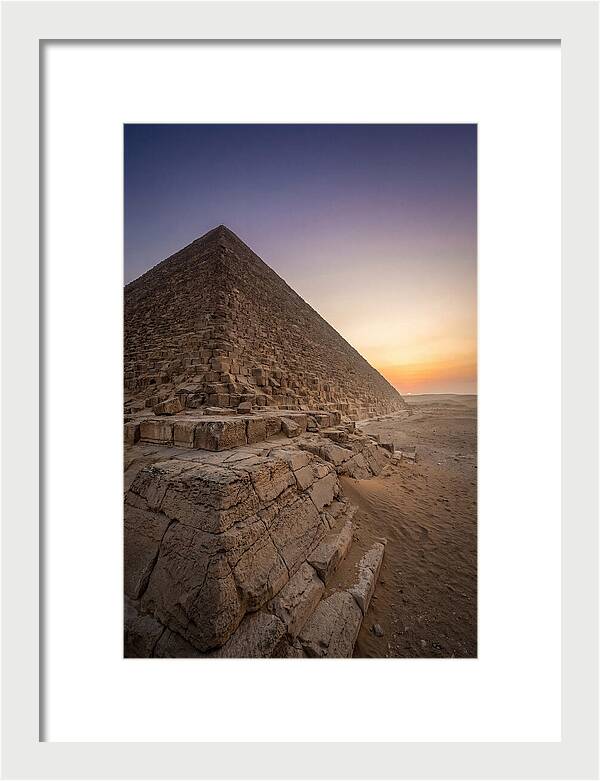 Great Pyramid Of Giza At Dawn