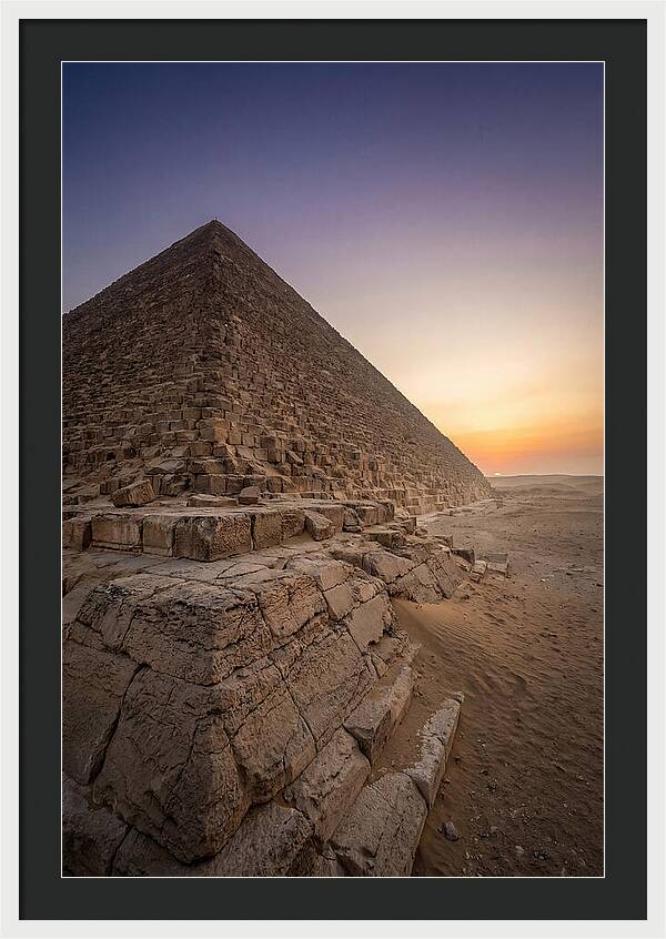 Great Pyramid Of Giza At Dawn