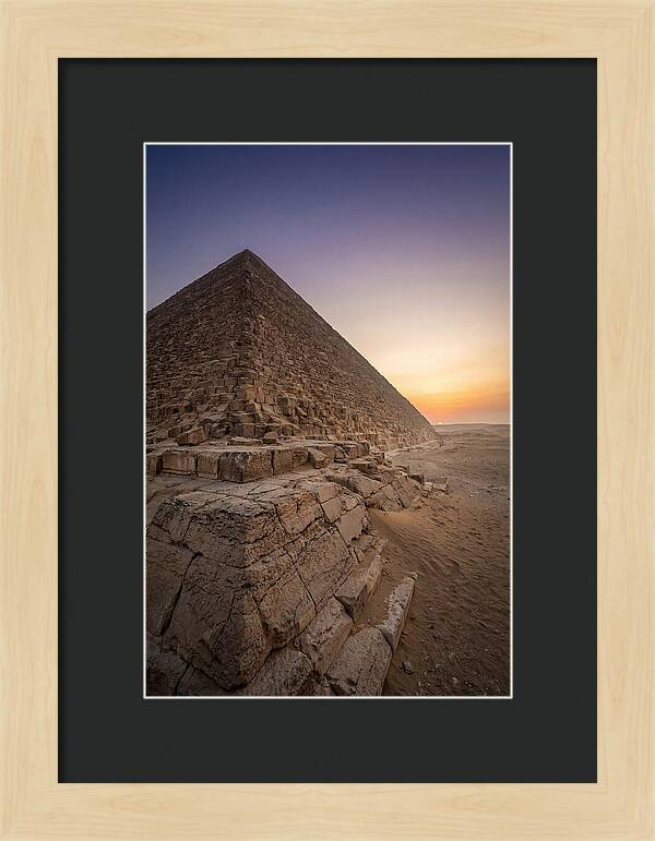 Great Pyramid Of Giza At Dawn
