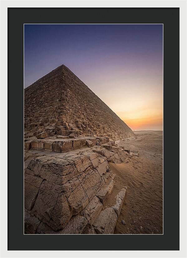 Great Pyramid Of Giza At Dawn
