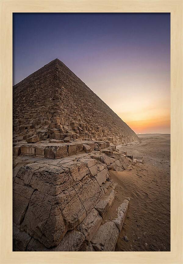Great Pyramid Of Giza At Dawn