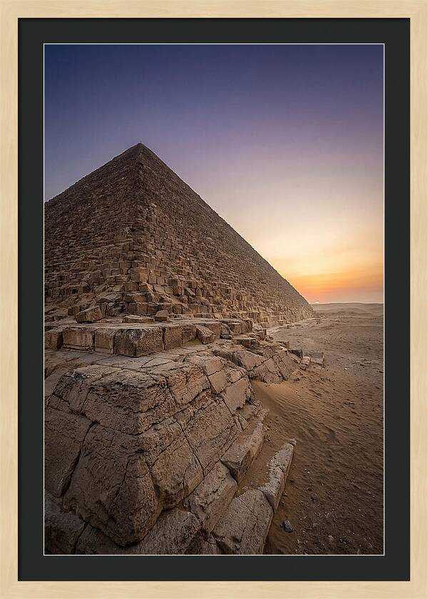 Great Pyramid Of Giza At Dawn