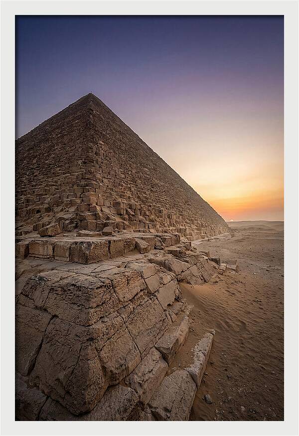 Great Pyramid Of Giza At Dawn