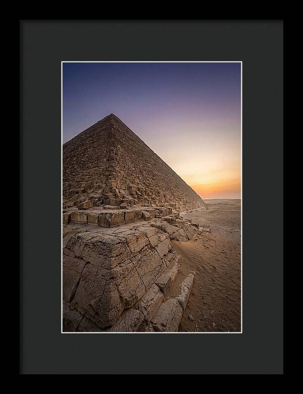 Great Pyramid Of Giza At Dawn