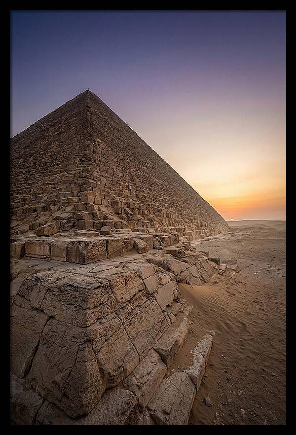 Great Pyramid Of Giza At Dawn