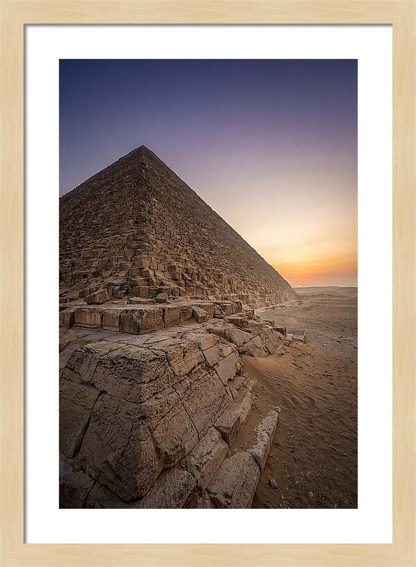 Great Pyramid Of Giza At Dawn