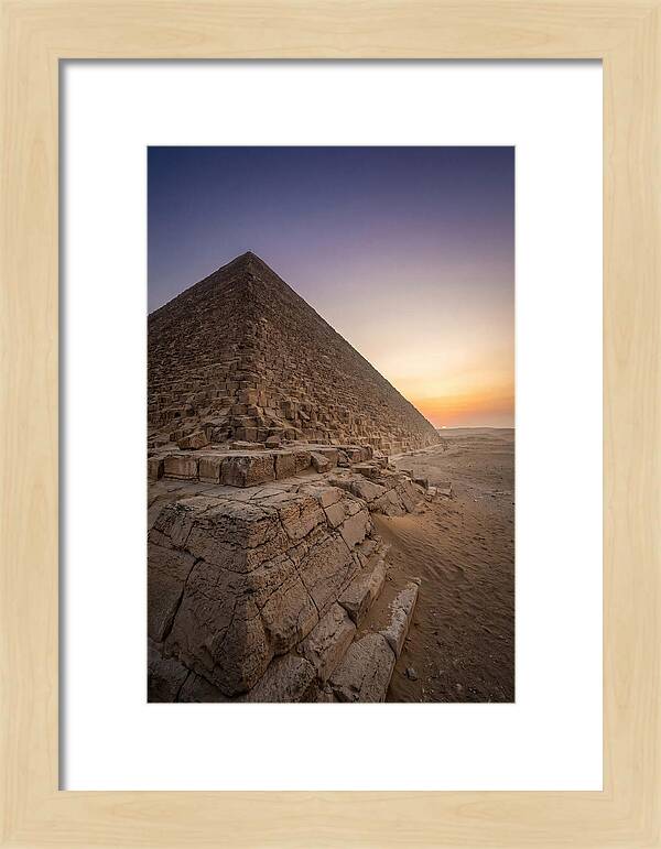 Great Pyramid Of Giza At Dawn