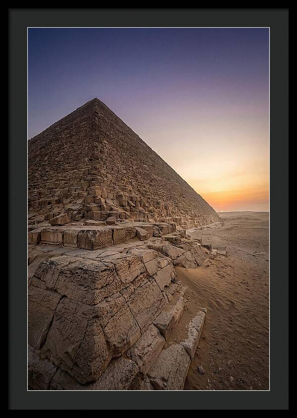 Great Pyramid Of Giza At Dawn