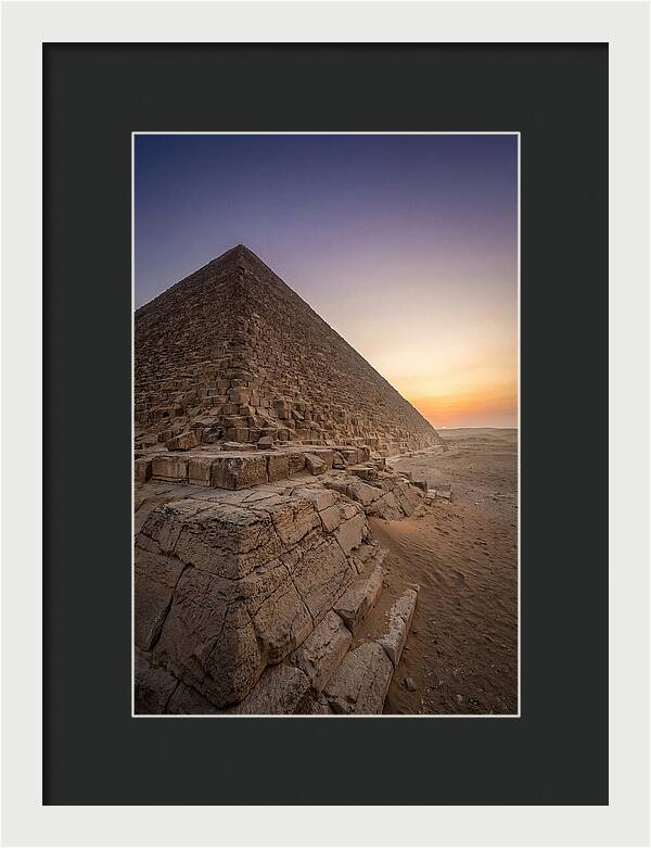 Great Pyramid Of Giza At Dawn