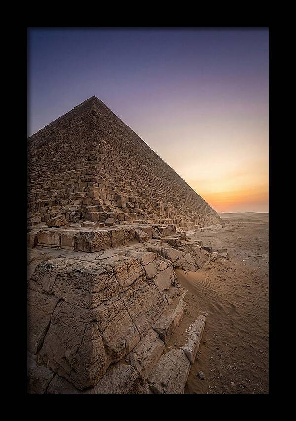 Great Pyramid Of Giza At Dawn