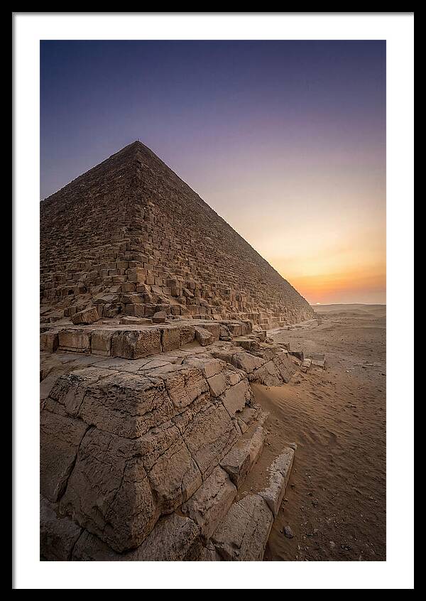 Great Pyramid Of Giza At Dawn