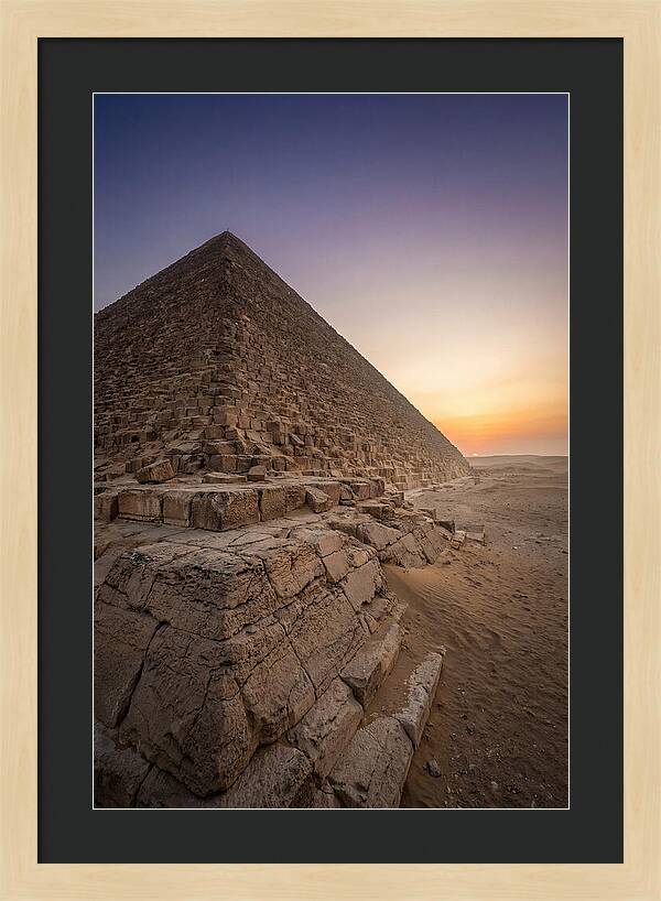 Great Pyramid Of Giza At Dawn