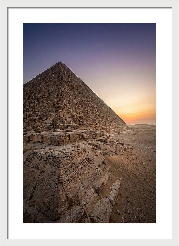 Great Pyramid Of Giza At Dawn
