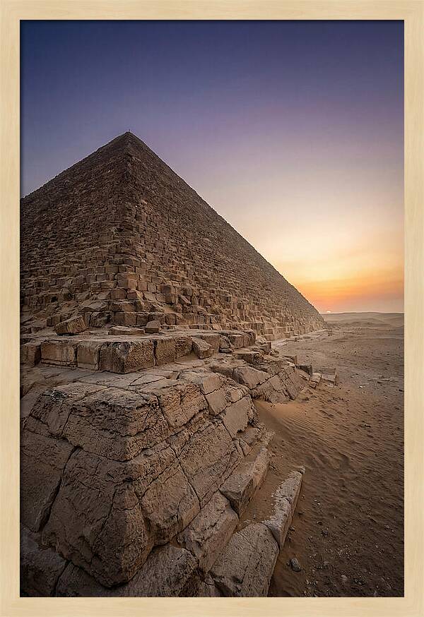 Great Pyramid Of Giza At Dawn