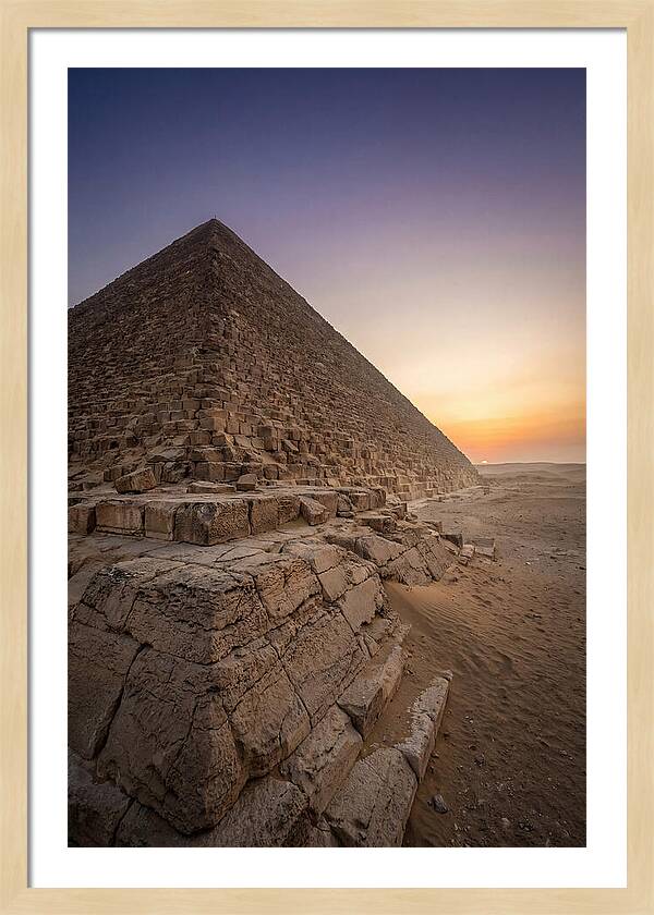 Great Pyramid Of Giza At Dawn