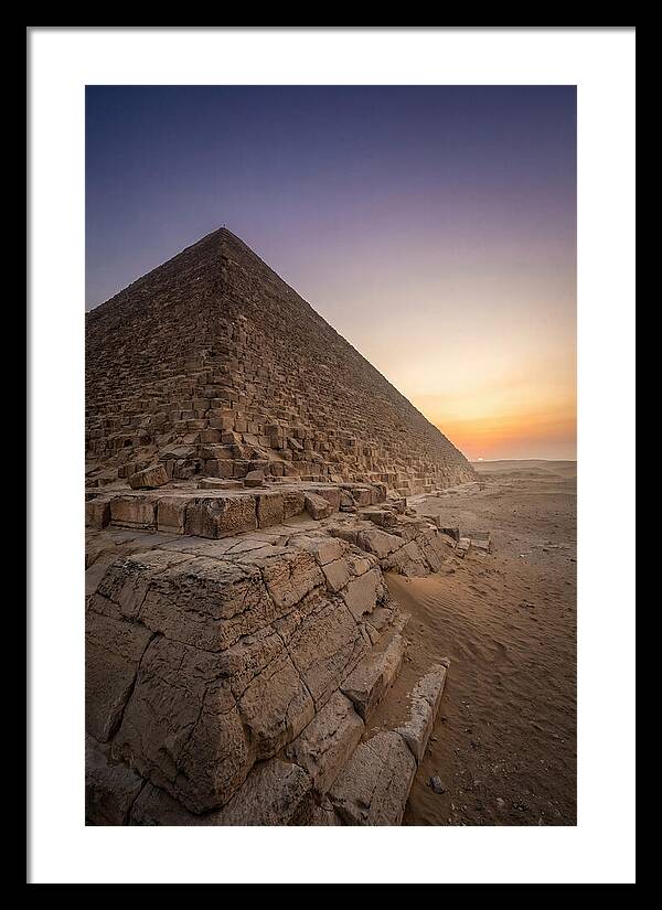 Great Pyramid Of Giza At Dawn