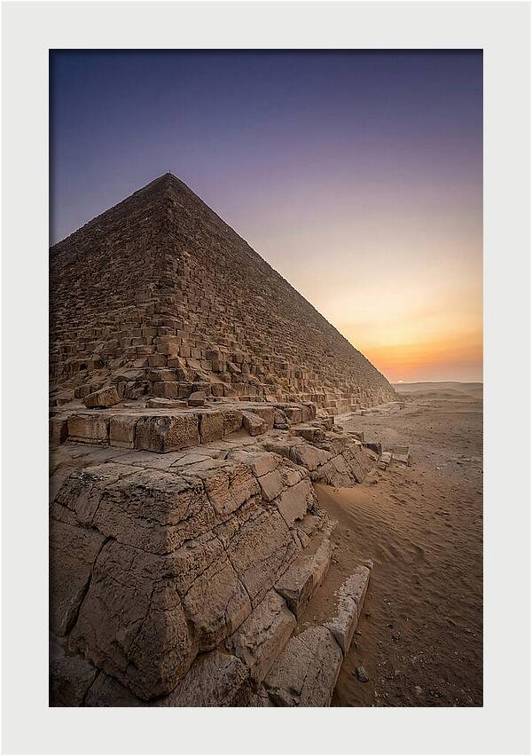 Great Pyramid Of Giza At Dawn