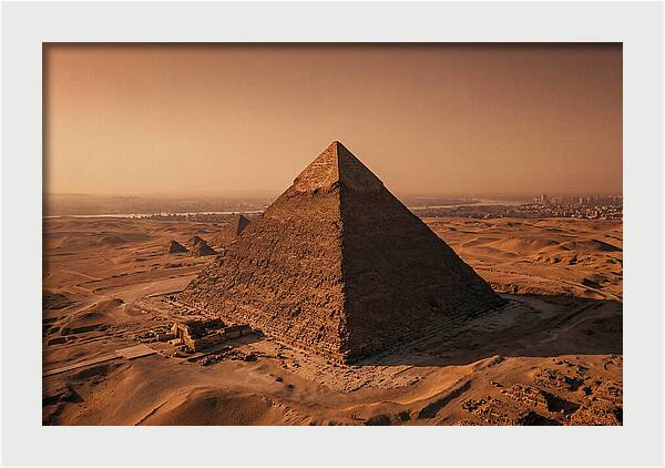 Great Pyramid Of Giza At Sunrise