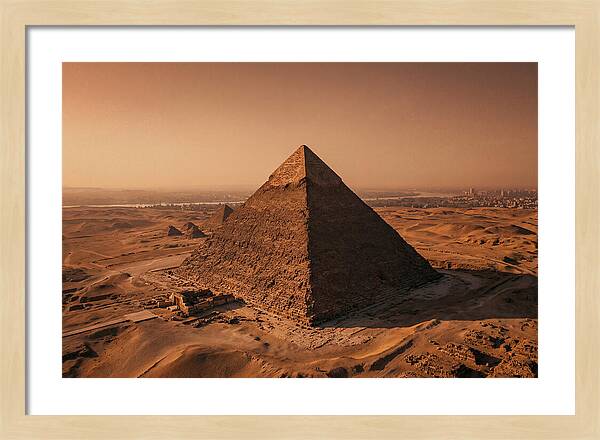 Great Pyramid Of Giza At Sunrise